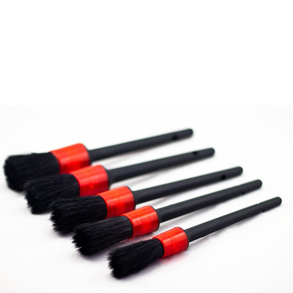 Pinceaux de Précision Detailing Auto – Pack de 5